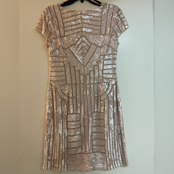 Adrianna Papell mini sequin dress. Size 10. - Picture 2 of 5